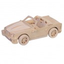 Małe BMW -  drewniane puzzle 3D (A)