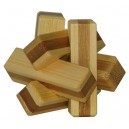Mała łamigłówka 3D BAMBOO - Firewood - poziom 2/4