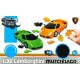 Puzzle 3D CARS - Lamborghini Murcielago (żółty) - poziom 4/4