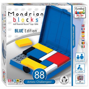 Blok Mondriana (niebieski)